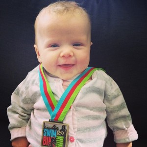 Eva and medal